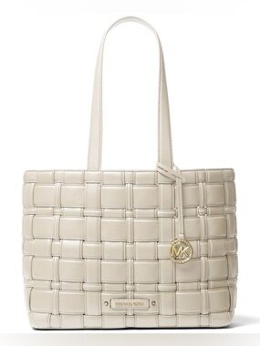 Michael Kors ivy woven east west tote